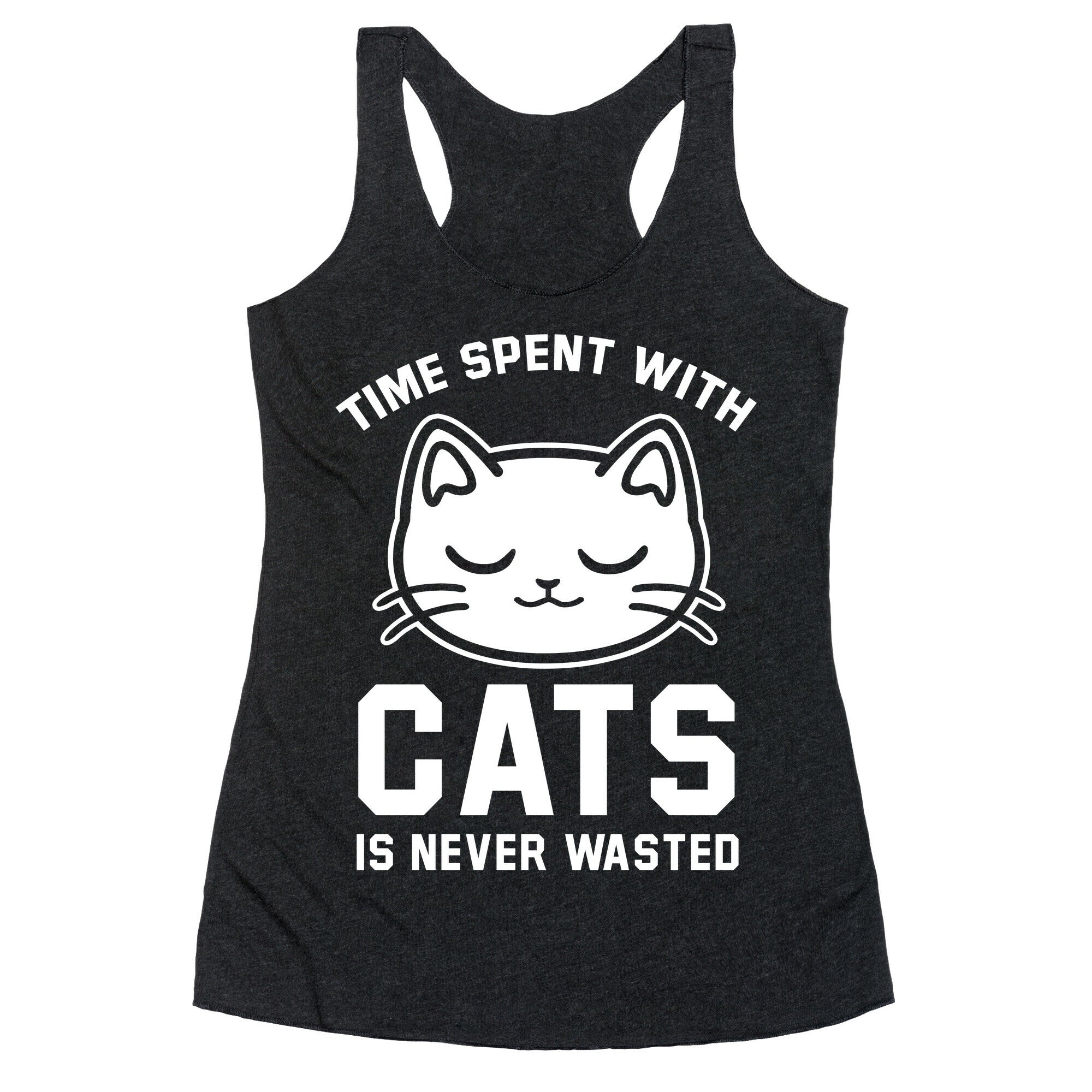 Time Spent With Cats Racerback Tank